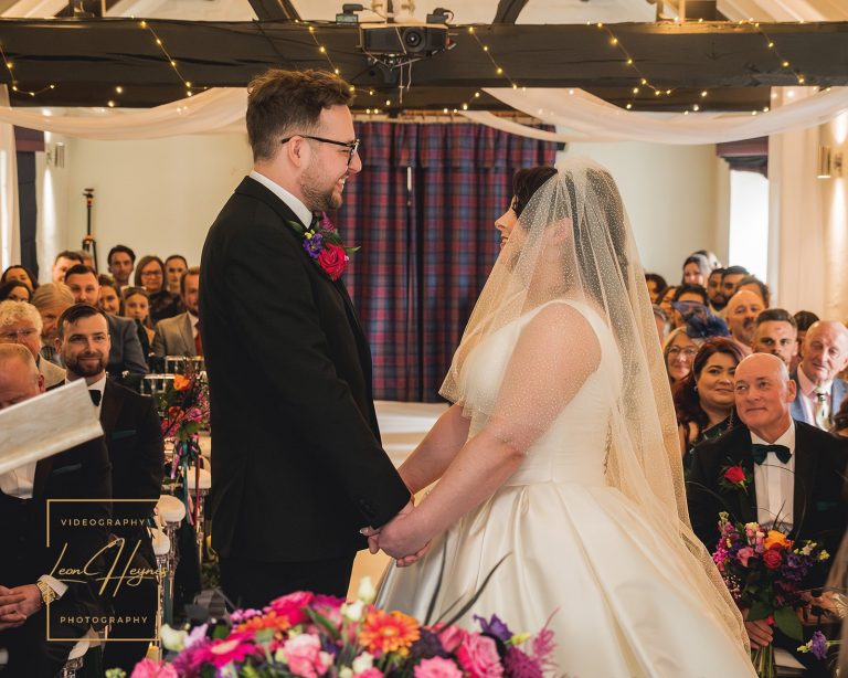 A Colourful Celebration: Louise & Charlie’s Joyful Wedding at The Windmill Village Hotel