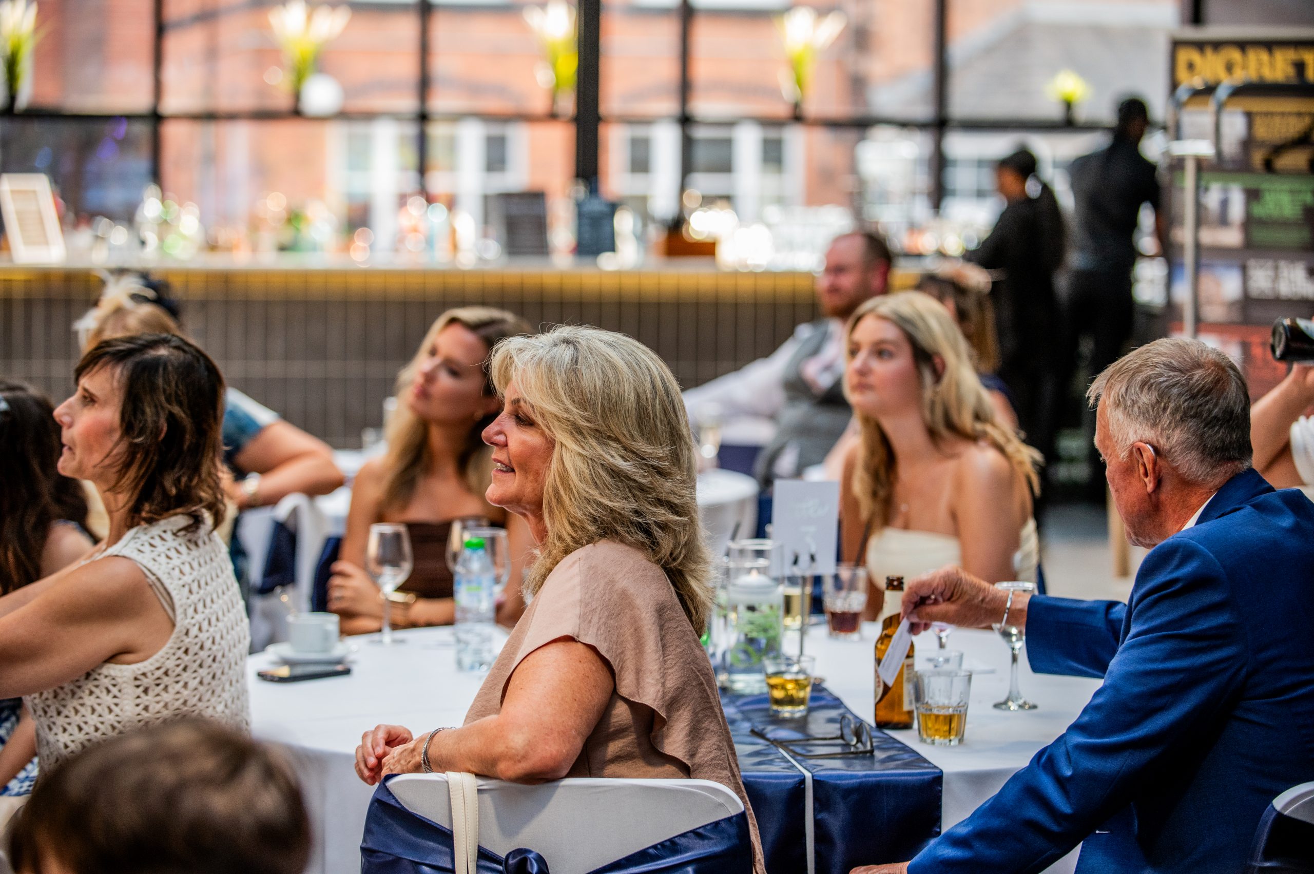 Guests listening to speeches