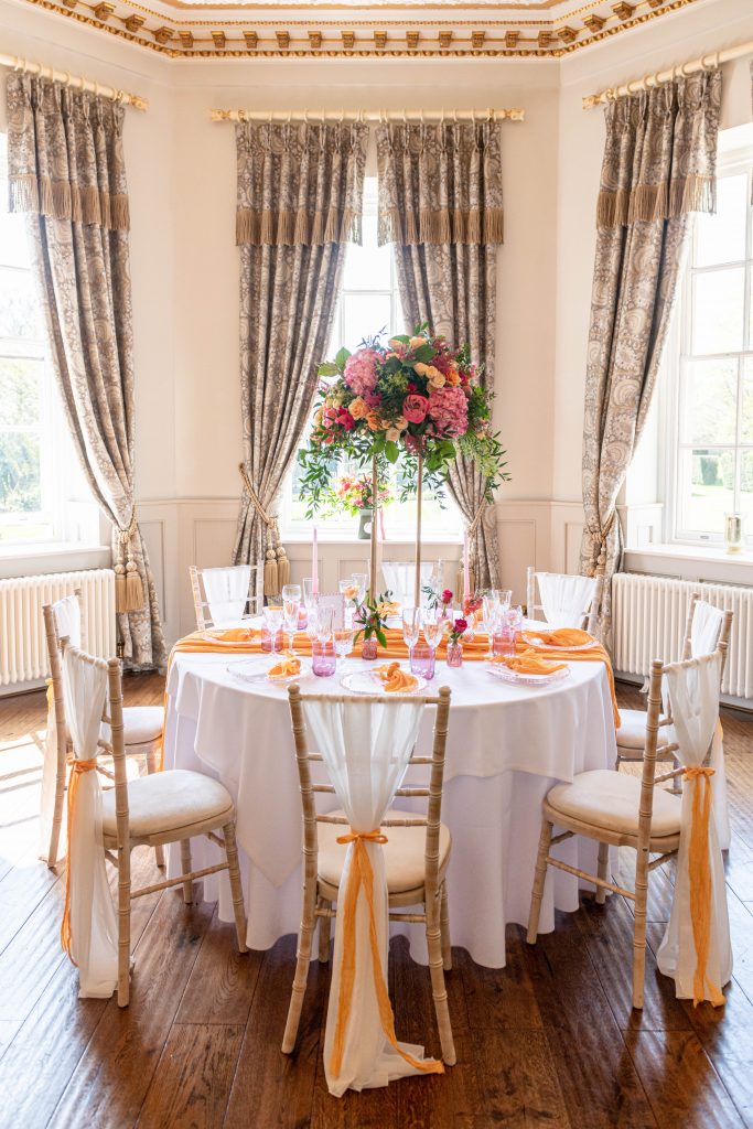reception table