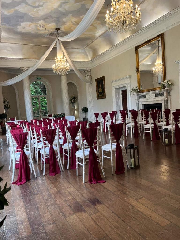 burgundy wedding