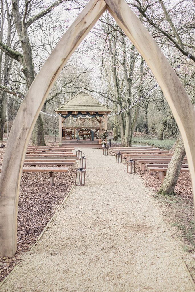 outside ceremony space