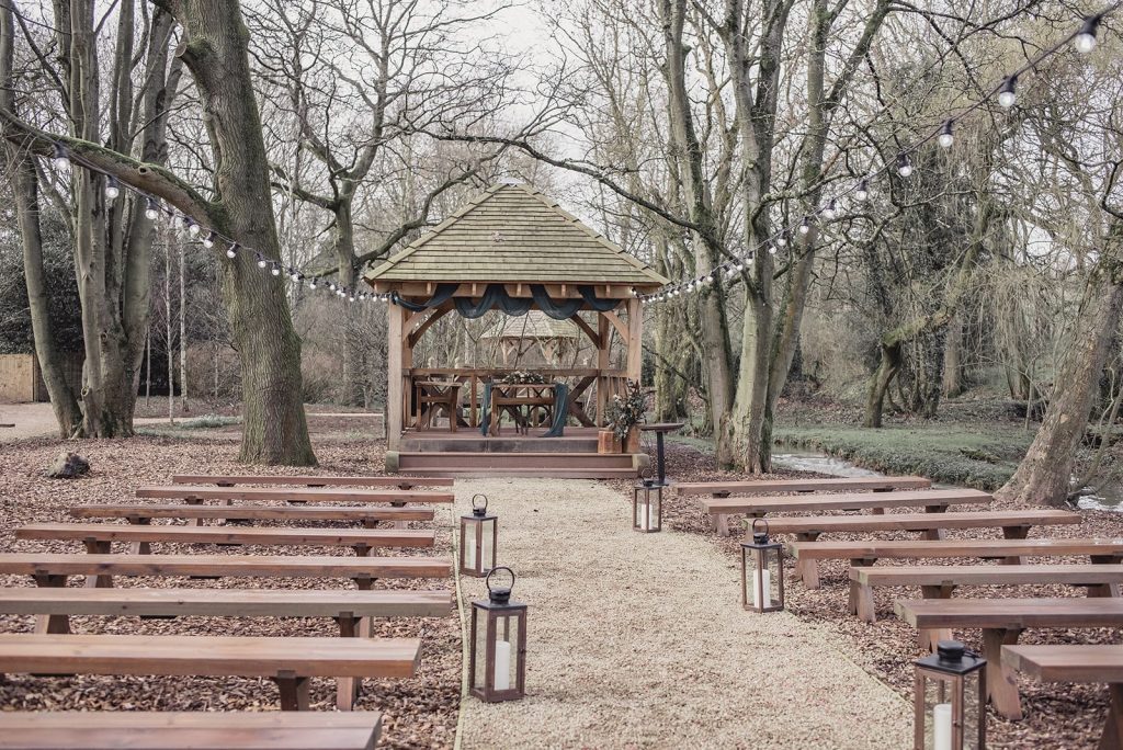 outside ceremony space