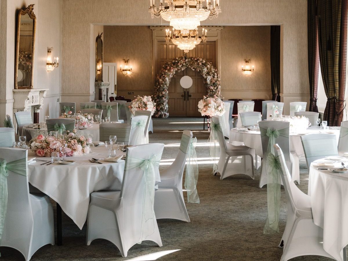 reception set up