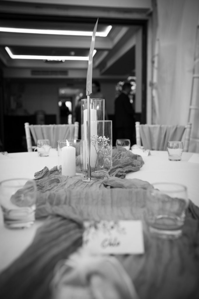 table set up