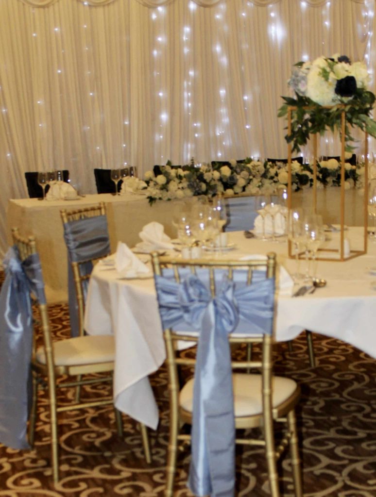 dusky blue wedding