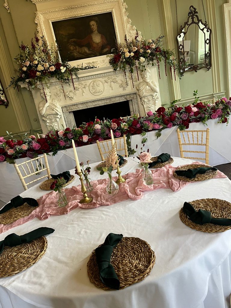 wedding reception top table