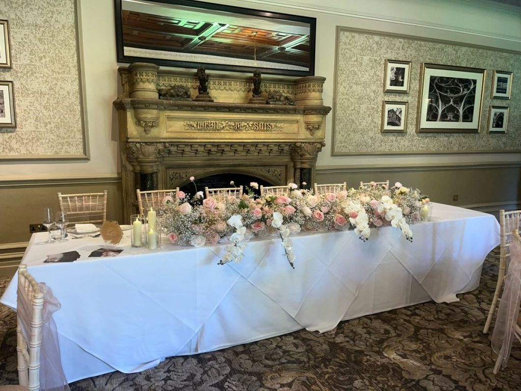wedding top table