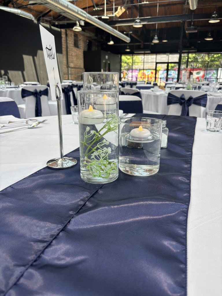 floating candle centrepiece