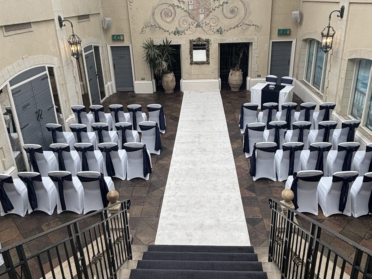 bistro ceremony set up