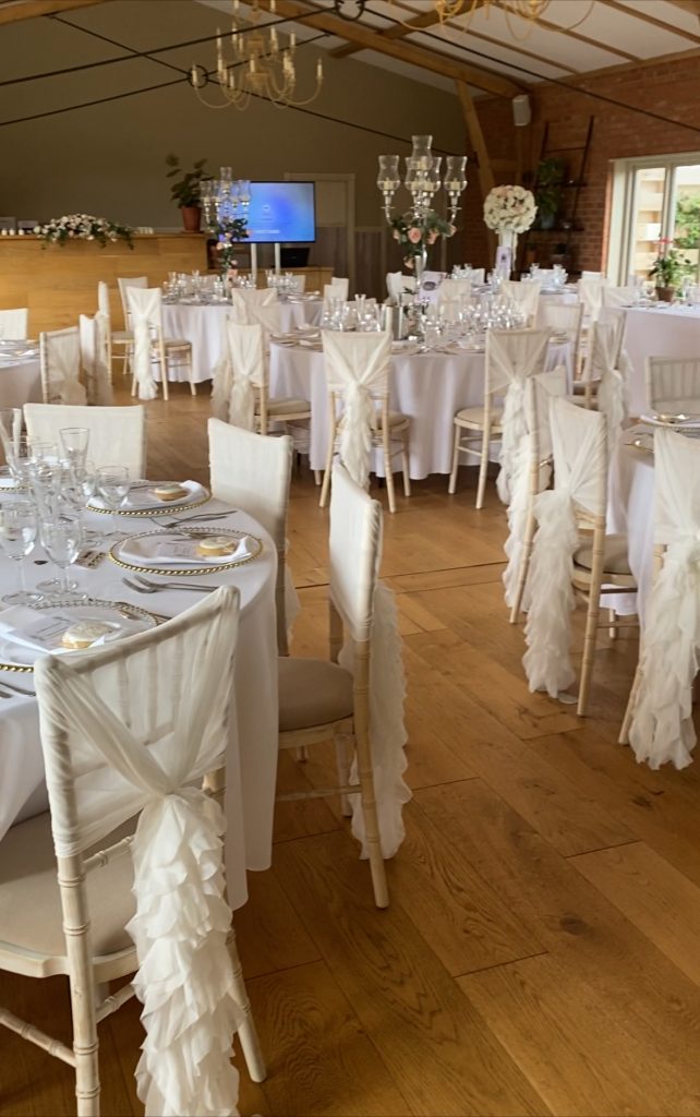 reception set up