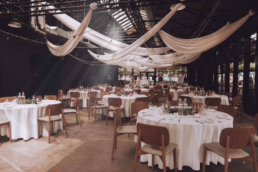 ceiling draping