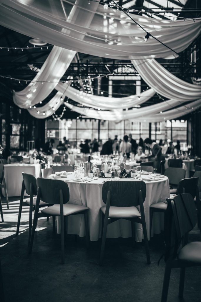 ceiling draping