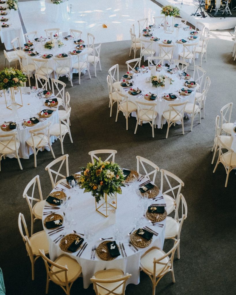 reception tables