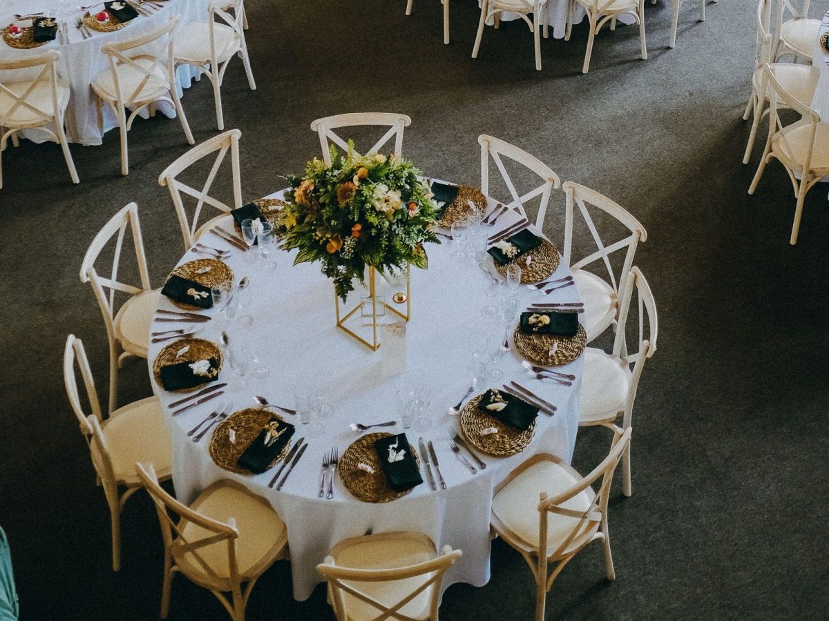 reception tables