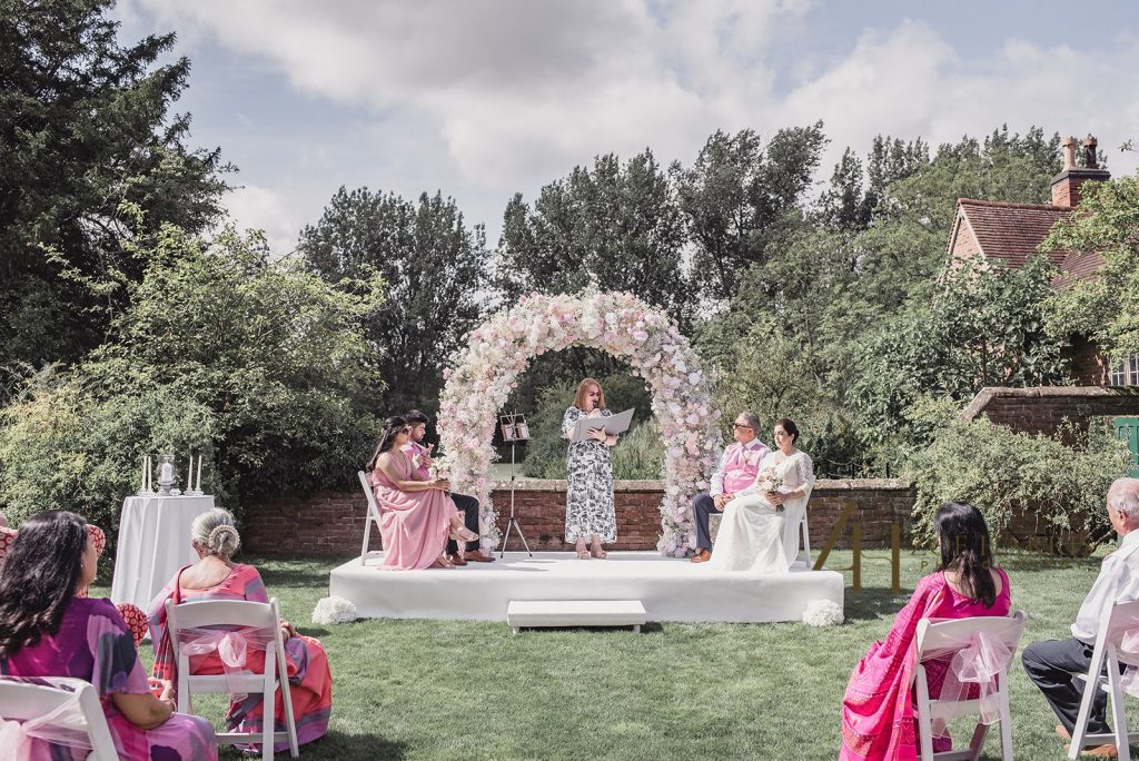 flower arch wedding