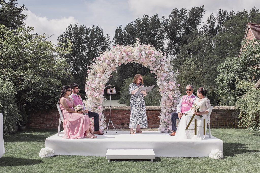 flower arch wedding