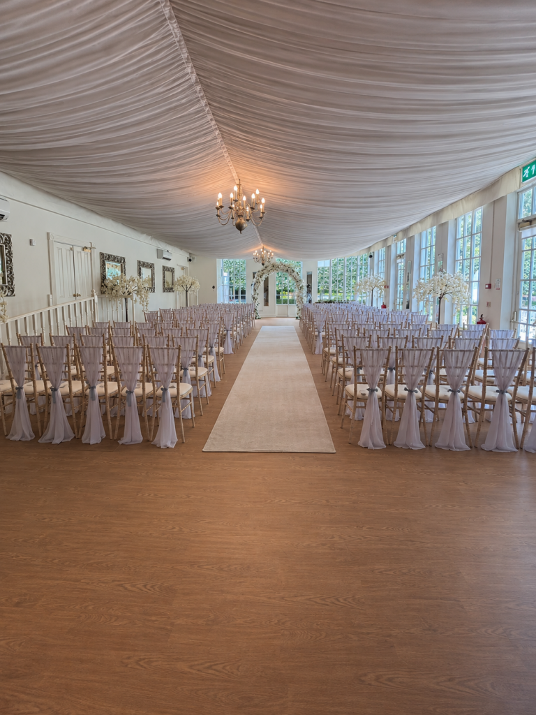 long aisle shot