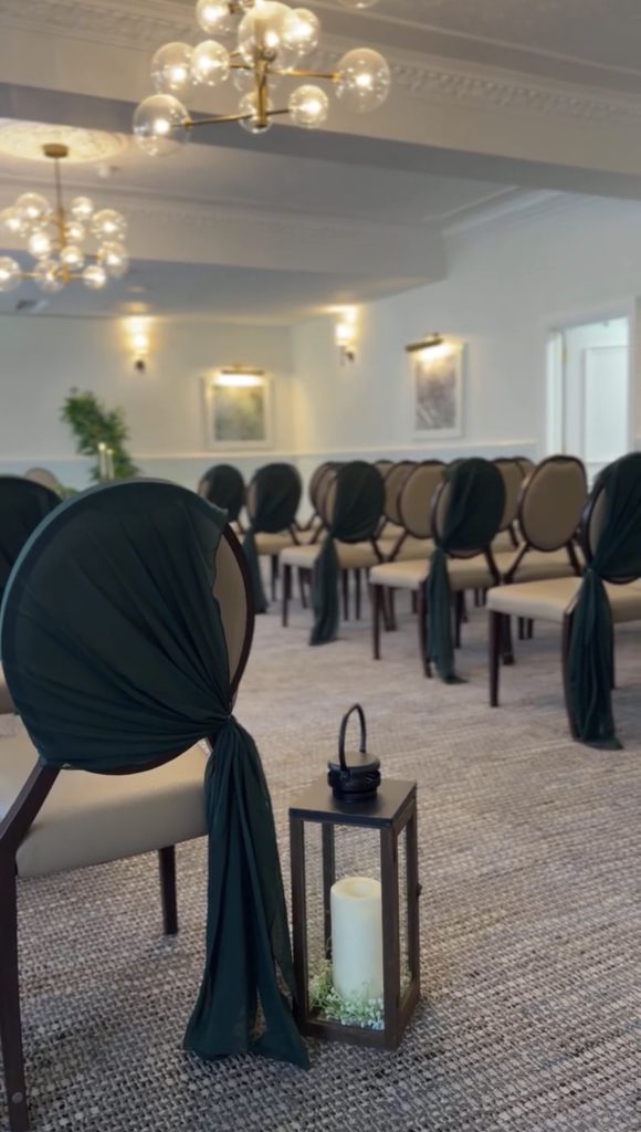 ceremony styling at ansty hall
