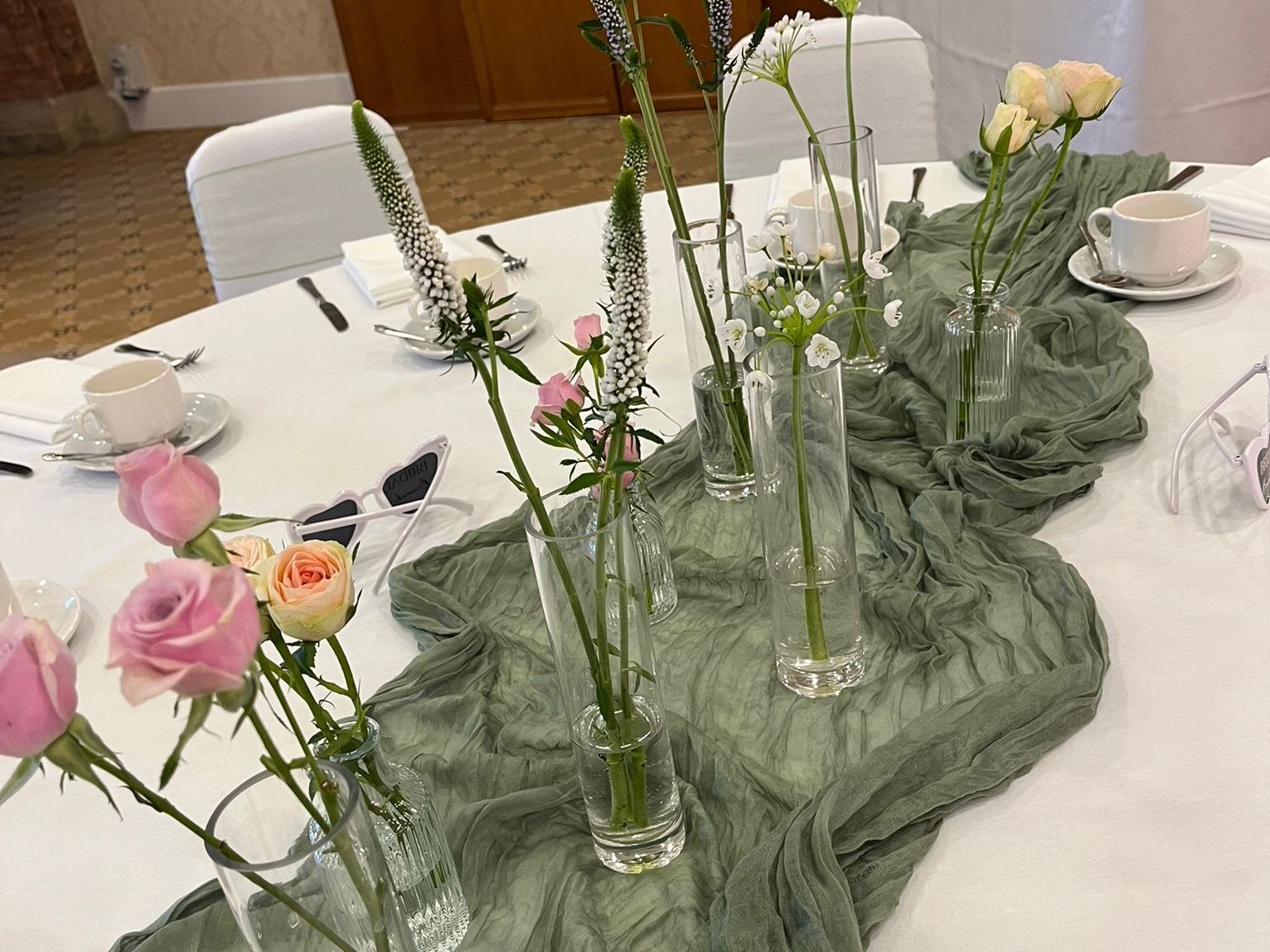 bud vases in the nestfiels the welcombe