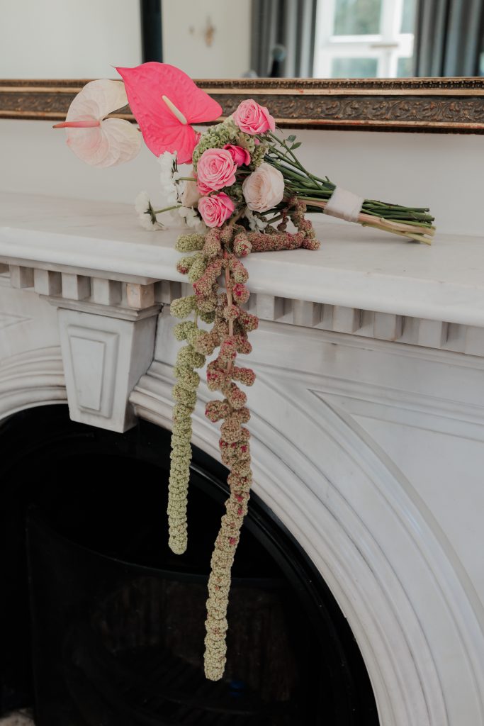 fresh flower brides bouquet at brandon hall